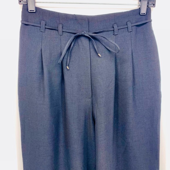 H&M Tie Front Work Pants Womens Size 4 - Picture 2 of 9